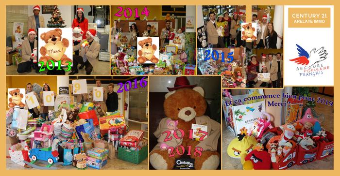 collecte jouets 2013 a 2019